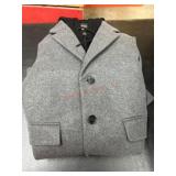 Medium DKNY Gray Coat With Buttons