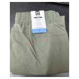 Wide Leg Pants in Green, Size Large
