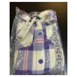 Purple and White Kid's Shirt Size XS