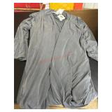 Medium Gray Midi Robe With Tags