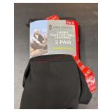 Ladies Faux Fur Lined Leggings, 2 Pair, XS/S