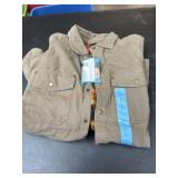 Brown Button-Up Corduroy Jacket