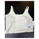 White Tank Top With Spaghetti Straps