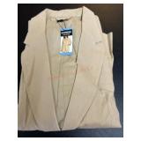 Express Linen Blazer in Large, Beige