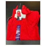 Pack of Red XXL Tank Tops