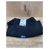 Black Elastic-Waist Lounge Pants