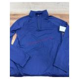 Lands' End Blue Quarter-Zip Pullover, Size S