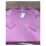 Pink Long-Sleeve Knit Dress, Size L