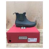 Hunter Short Waterproof Chelsea Boots, Size 9
