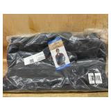 Black Quilted Jacket in Plastic Packaging
