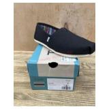 Black Canvas Slip-On Shoes