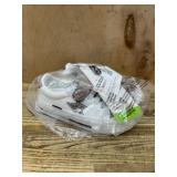 Youth Size 7 White Sneakers with Glitter Stars