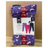 Girls' Printed Leggings 3-Pack (Size 7/8)
