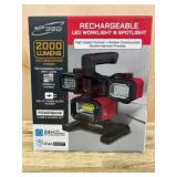 Rechargeable LED Worklight and Spotlight