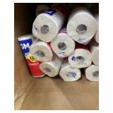 Carton of Paper Towel Rolls