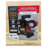 Rechargeable LED Worklight and Spotlight