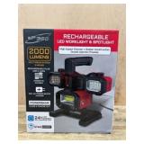 Rechargeable LED Worklight and Spotlight