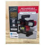 Rechargeable LED Worklight and Spotlight