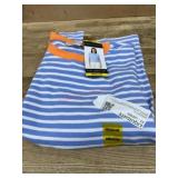 Women's Striped Short-Sleeve Top, Medium