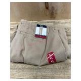 Men's Khaki XL Pants with Elastic Waist