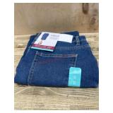 Denim Midi Skirt with Back Pockets