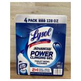 Lysol Advanced Power Toilet Bowl Cleaner, 4-Pack