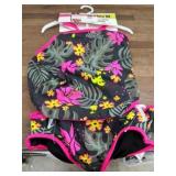 Girls' 2-Piece Tankini with Tropical Print