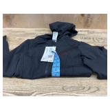Black Full-Zip Hooded Jacket, Size 5 (6/6X)