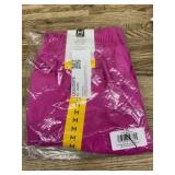 Pink Elastic-Waist Drawstring Pants, Size M