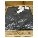 Men's Gray Wool V-Neck Sweater, Size M