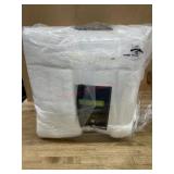 Pack of White Cotton Bath Towels