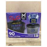 90 Large 33-Gallon Trash Bags