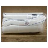 White Pillow With Blue Piping