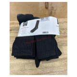 Pack of 10 Pairs Black Crew Socks