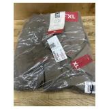 Khaki Wool-Blend Trousers, Size XL