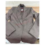 Express Brown Single-Button Blazer, Size XS