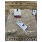 Men's Flat-Front Khaki Shorts, Size 34