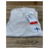 Cream Short-Sleeve Polo Shirt, Size XS