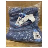 Blue Full-Zip Hoodie Sweatshirt, Large