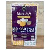 12-Pack Cube Facial Tissue Boxes