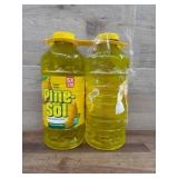 Two Lemon-Scented Pine-Sol Bottles