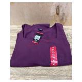 Purple Long-Sleeve Women's Shirt, Size XL