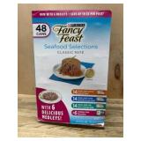 Purina Fancy Feast Seafood Selections Cat Food, 48