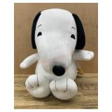 Plush Dog Toy with Black Ears
