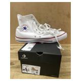 White High-Top Canvas Sneakers with Box size 9 Men