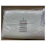 White Foam Pillow with Protective Cover