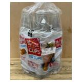 Pack of 132 Clear Plastic Cups