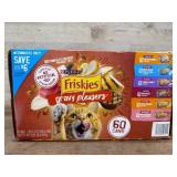 Friskies Gravy Pleasers Wet Cat Food, 60 Cans