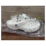 White Crocs Classic Clogs, Size M9/W11