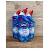 Clorox Toilet Bowl Cleaner, 3-Pack Set